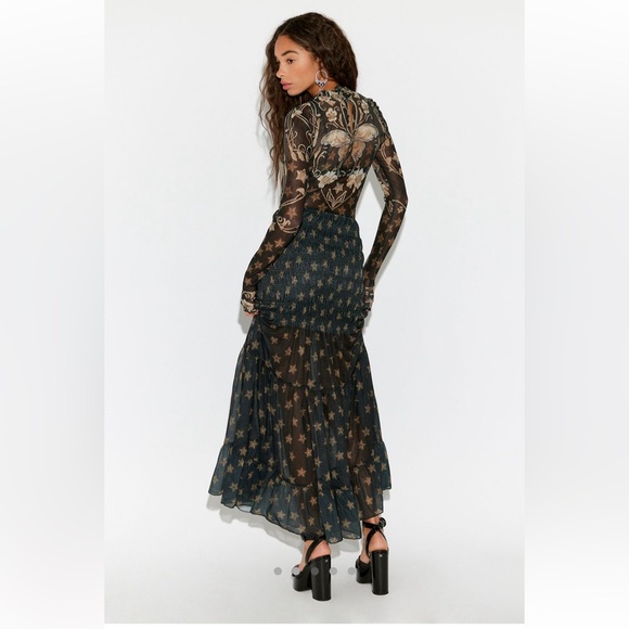 Free People Star Gazer maxi dress S - Picture 6 of 7